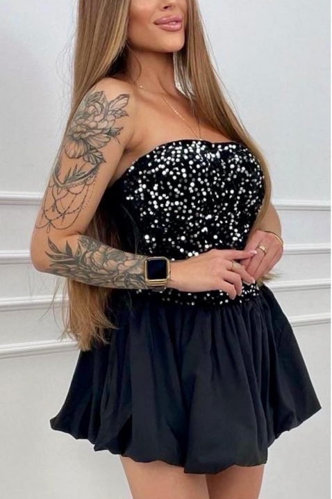 Haljina BRILIANA BLACK, Boja: crna, IVET.RS - Nova Kolekcija