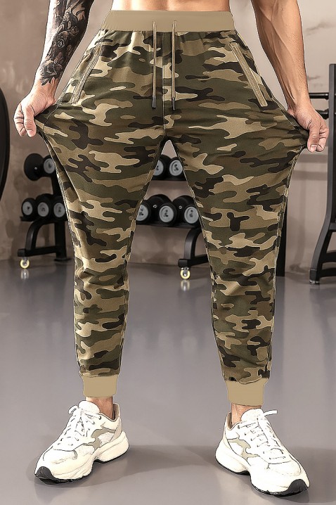 Muške pantalone KETEZO, Boja: kaki, IVET.RS - Nova Kolekcija