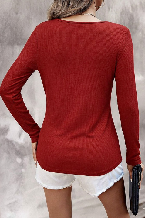 Ženska bluza VIOTELA RED, Boja: crvena, IVET.RS - Nova Kolekcija