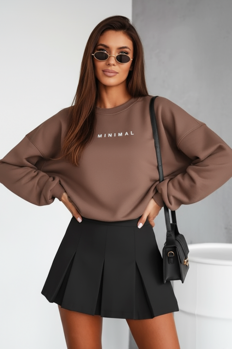 Ženska bluza CHENZILA MOCHA, Boja: moka, IVET.RS - Nova Kolekcija