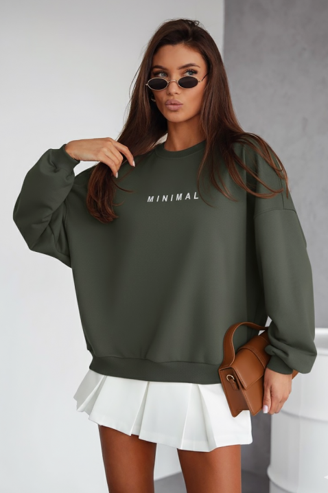 Ženska bluza CHENZILA KHAKI, Boja: kaki, IVET.RS - Nova Kolekcija