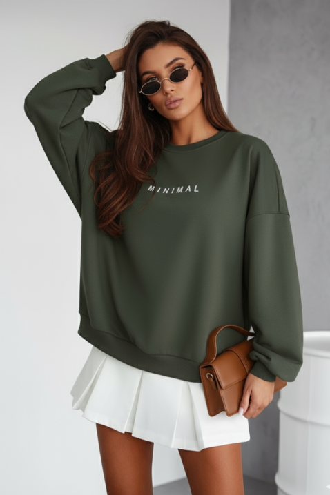 Ženska bluza CHENZILA KHAKI, Boja: kaki, IVET.RS - Nova Kolekcija
