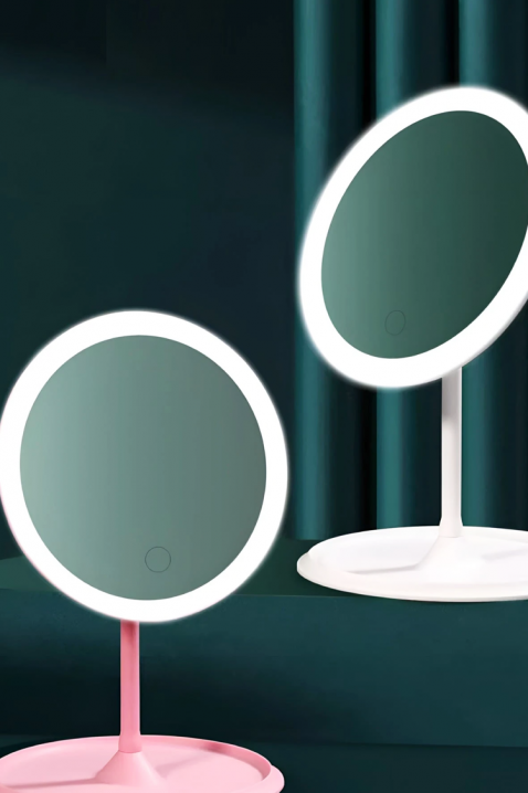 Stono ogledalo sa LED osvetljenjem VRETILDA WHITE, Boja: bela, IVET.RS - Nova Kolekcija