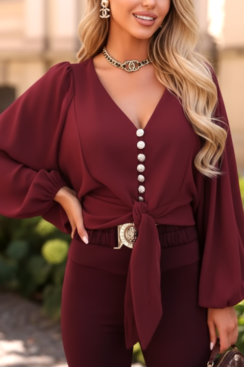 Ženska bluza AMORZANA BORDO, Boja: bordo, IVET.RS - Nova Kolekcija