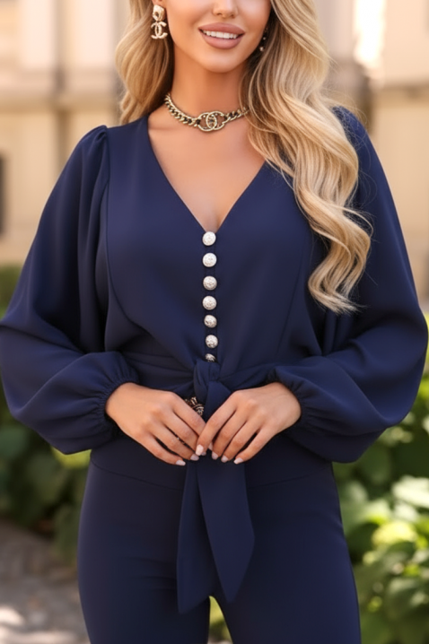 Ženska bluza AMORZANA NAVY, Boja: tamnoplava, IVET.RS - Nova Kolekcija