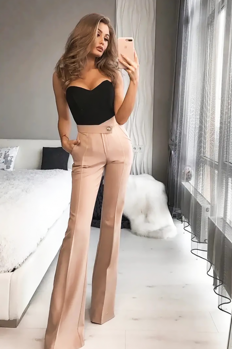 Pantalone DRENILFA, Boja: bež, IVET.RS - Nova Kolekcija