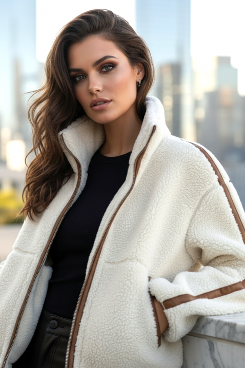 Jakna KOPRINZA, Boja: ecru, IVET.RS - Nova Kolekcija