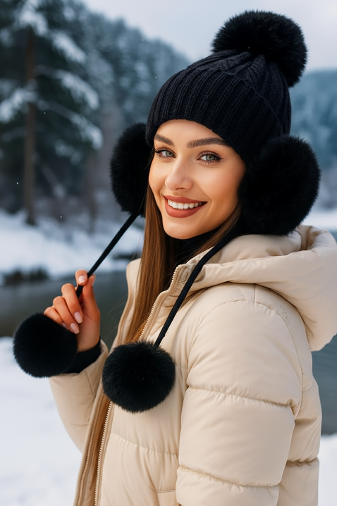 Kapa AVERSITA BLACK, Boja: crna, IVET.RS - Nova Kolekcija