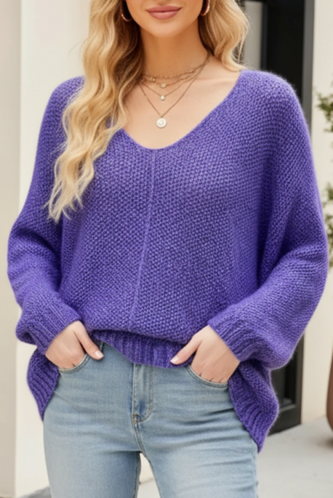 Džemper MELVEDA PURPLE, Boja: ljubičasta, IVET.RS - Nova Kolekcija