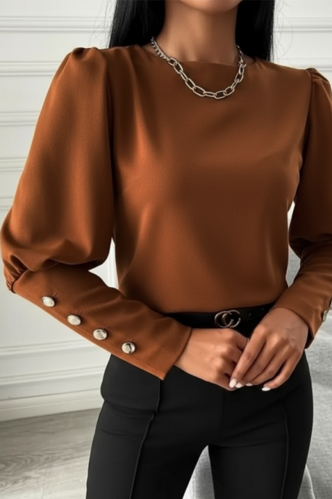 Ženska bluza MARIOVA BROWN, Boja: braon, IVET.RS - Nova Kolekcija