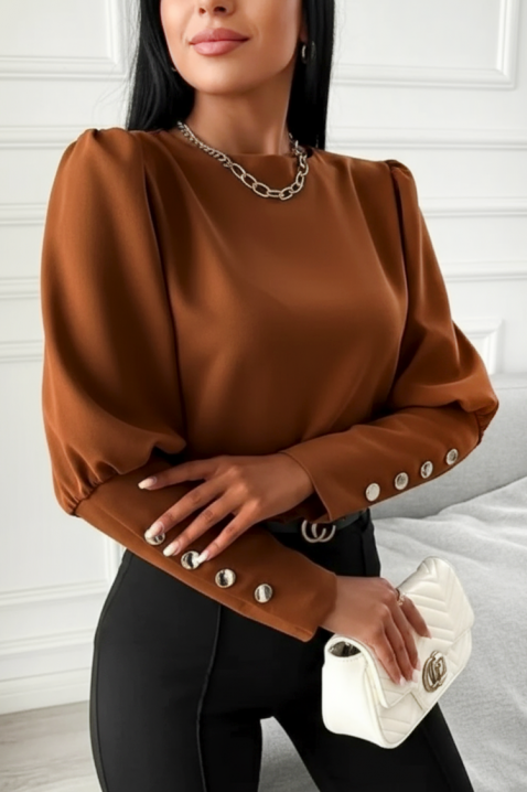 Ženska bluza MARIOVA BROWN, Boja: braon, IVET.RS - Nova Kolekcija