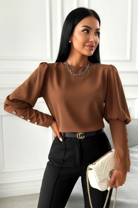 Ženska bluza MARIOVA BROWN, Boja: braon, IVET.RS - Nova Kolekcija