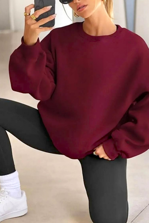 Ženska bluza DAVINZA BORDO, Boja: bordo, IVET.RS - Nova Kolekcija