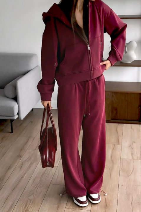 Komplet PRESILZA BORDO, Boja: bordo, IVET.RS - Nova Kolekcija