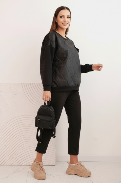 Komplet REBRALZA BLACK, Boja: crna, IVET.RS - Nova Kolekcija