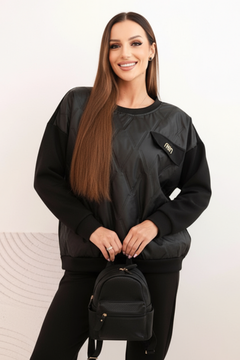 Komplet REBRALZA BLACK, Boja: crna, IVET.RS - Nova Kolekcija