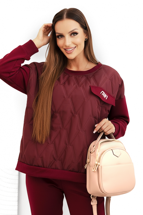 Komplet REBRALZA BORDO, Boja: bordo, IVET.RS - Nova Kolekcija