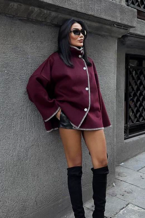 Jakna TRENZORA BORDO, Boja: bordo, IVET.RS - Nova Kolekcija