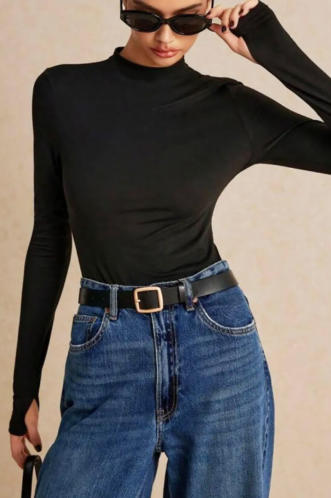 Ženska bluza MOIFELZA BLACK, Boja: crna, IVET.RS - Nova Kolekcija