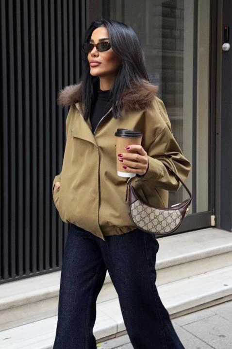 Jakna DEGRITA KHAKI, Boja: kaki, IVET.RS - Nova Kolekcija