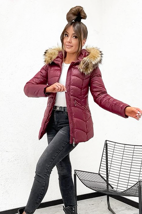 Jakna GLORENZIA BORDO, Boja: bordo, IVET.RS - Nova Kolekcija