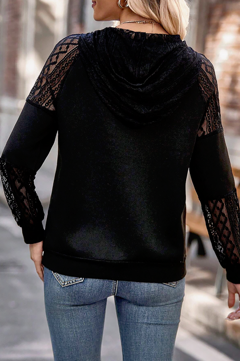Ženska bluza ALZINDA BLACK, Boja: crna, IVET.RS - Nova Kolekcija