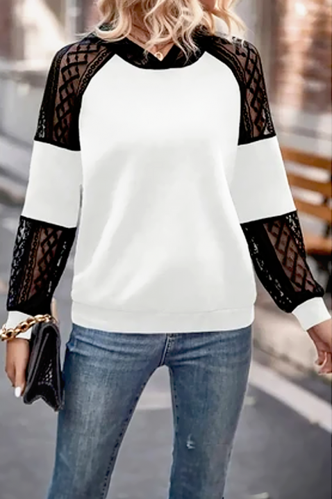 Ženska bluza ALZINDA WHITE, Boja: bela, IVET.RS - Nova Kolekcija