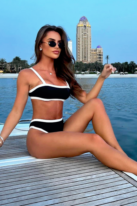 Kupaći kostim VOLMERFA, Boja: crna i bela, IVET.RS - Nova Kolekcija