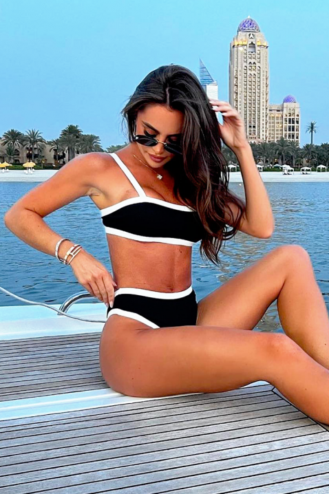 Kupaći kostim VOLMERFA, Boja: crna i bela, IVET.RS - Nova Kolekcija