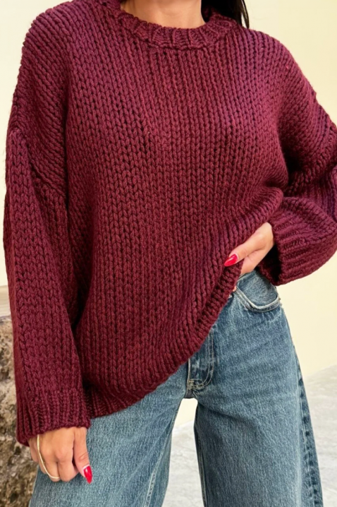 Džemper LEVOLDA BORDO, Boja: bordo, IVET.RS - Nova Kolekcija