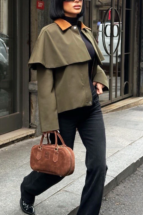 Jakna ZARNENZA, Boja: kaki, IVET.RS - Nova Kolekcija