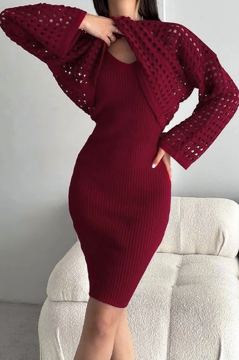 Komplet MAFRENSA - Kompleti za svakodnevni look | Ivet.RS Komplet MAFRENSA, Boja: bordo, IVET.RS - Nova Kolekcija