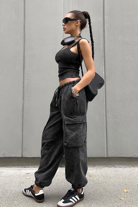 Komplet GLODIRA, Boja: grafitna, IVET.RS - Nova Kolekcija