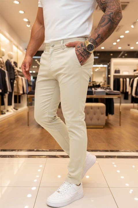 Muške pantalone MALROVO BEIGE, Boja: bež, IVET.RS - Nova Kolekcija
