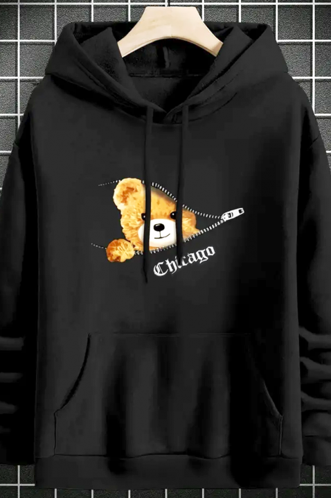 Muški duks BRONEDO, Boja: crna, IVET.RS - Nova Kolekcija