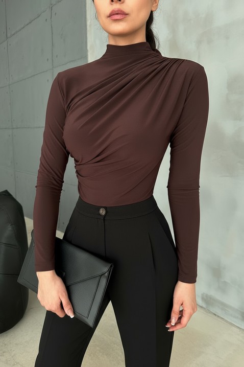 Ženska bluza KLASILZA BROWN, Boja: crna, IVET.RS - Nova Kolekcija