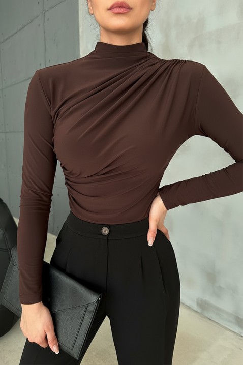 Ženska bluza KLASILZA BROWN, Boja: crna, IVET.RS - Nova Kolekcija