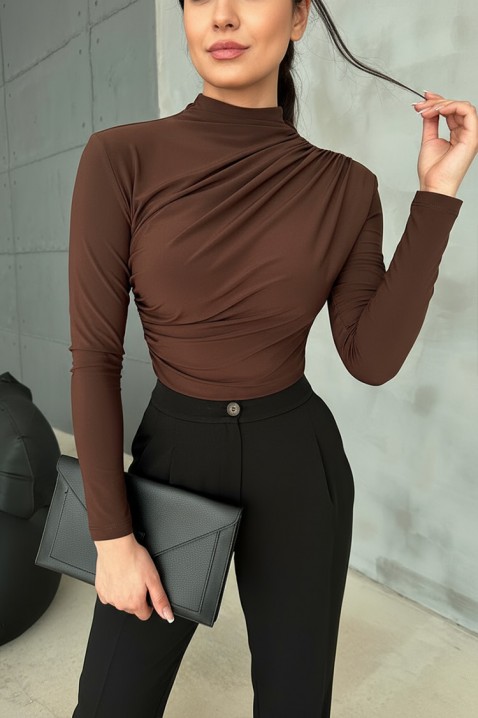 Ženska bluza KLASILZA BROWN, Boja: crna, IVET.RS - Nova Kolekcija