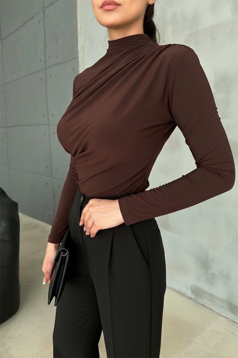 Ženska bluza KLASILZA BROWN, Boja: crna, IVET.RS - Nova Kolekcija
