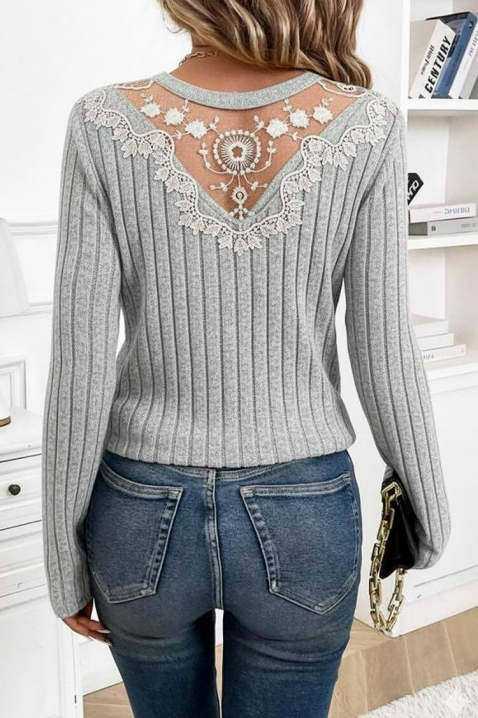 Ženska bluza TRIENDA GREY, Boja: siva, IVET.RS - Nova Kolekcija