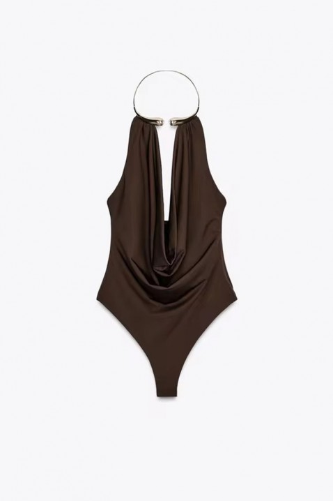 Top - bodi SELESTRA BROWN - Topovi | Ivet.RS Top - bodi SELESTRA BROWN, Boja: braon, IVET.RS - Nova Kolekcija
