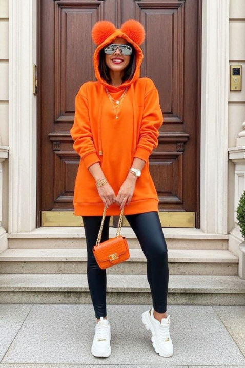 Dukserica BEMBONA ORANGE - Duksevi | Ivet.RS Dukserica BEMBONA ORANGE, Boja: narandžasta, IVET.RS - Nova Kolekcija