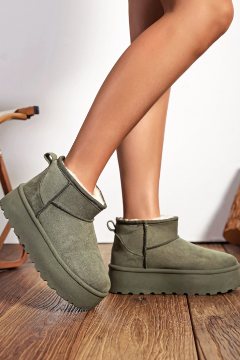 Ženske gležnjače DENVIOSA KHAKI - Gležnjače | Ivet.RS Ženske gležnjače DENVIOSA KHAKI, Boja: kaki, IVET.RS - Nova Kolekcija