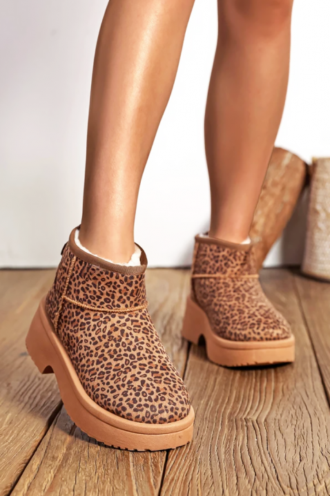 Ženske gležnjače VERILONA, Boja: leopard, IVET.RS - Nova Kolekcija