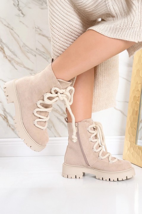 Ženske gležnjače EMILSENA BEIGE, Boja: bež, IVET.RS - Nova Kolekcija