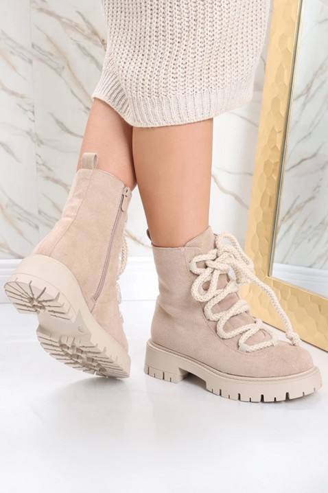 Ženske gležnjače EMILSENA BEIGE, Boja: bež, IVET.RS - Nova Kolekcija