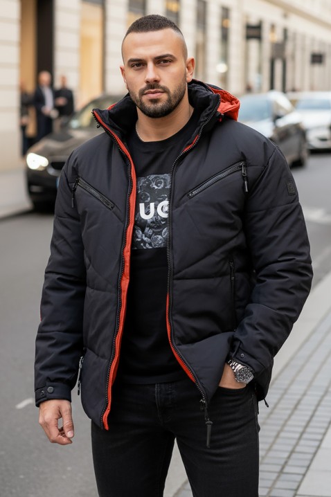 Muška jakna REVOLDO, Boja: crna, IVET.RS - Nova Kolekcija