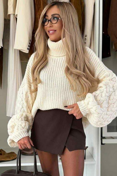 Džemper PLOZNENDA WHITE - Džemperi | Ivet.RS Džemper PLOZNENDA WHITE, Boja: bela, IVET.RS - Nova Kolekcija