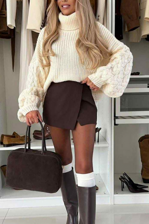 Džemper PLOZNENDA WHITE - Džemperi | Ivet.RS Džemper PLOZNENDA WHITE, Boja: bela, IVET.RS - Nova Kolekcija