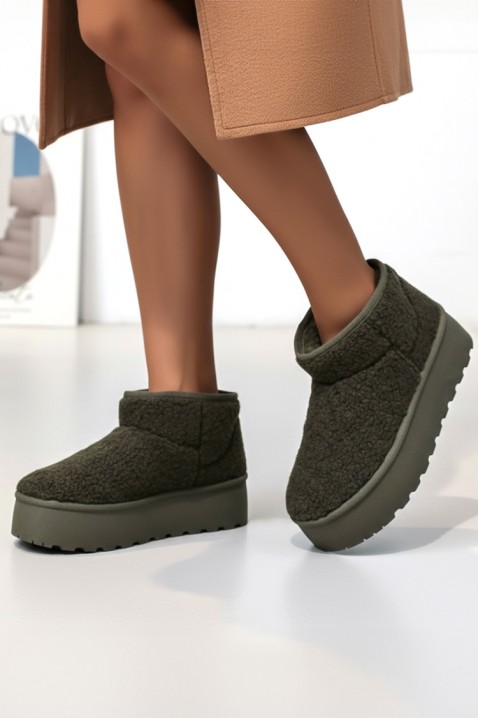 Ženske čizme PUHVILZA KHAKI - Gležnjače | Ivet.RS Ženske čizme PUHVILZA KHAKI, Boja: kaki, IVET.RS - Nova Kolekcija